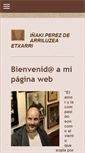 Mobile Screenshot of iperezdearriluzea.com